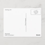 Cemetery Cat met tekst Briefkaart (Achterkant)