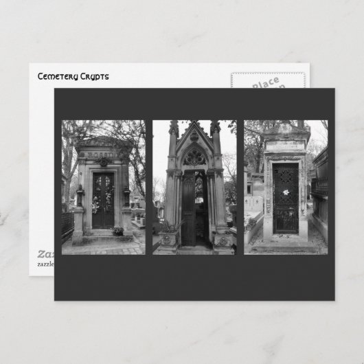 Cemetery Crypts Briefkaart (Voorkant / Achterkant)