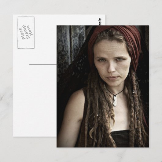 Cemetery Girl Briefkaart (Voorkant / Achterkant)