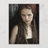 Cemetery Girl Briefkaart (Voorkant)