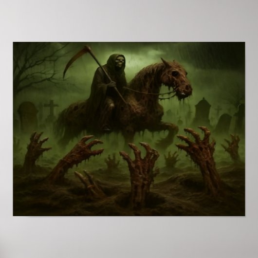 Cemetery Grim  Poster (Voorkant)