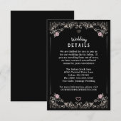 Cemetery Love Matching Wedding Details 3.5x5 Kaart (Voorkant / Achterkant)