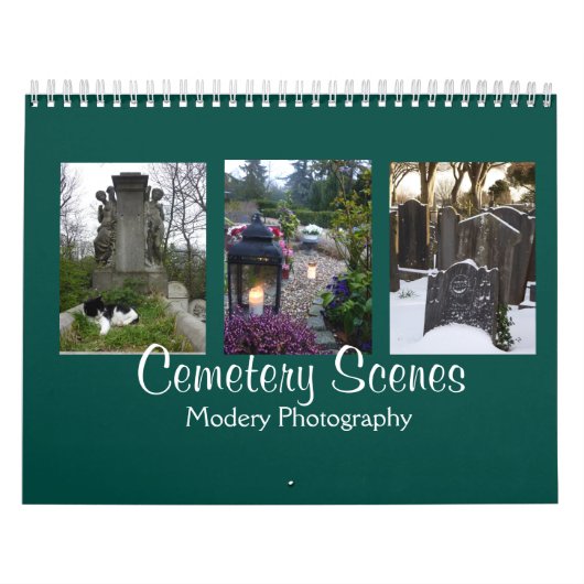 Cemetery-scènes Kalender (Hoes)