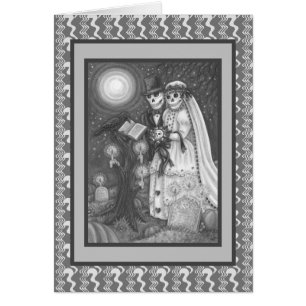 CEMETERY STEWS, SKELETON WEDDING, BRIDE GROOM KAAR