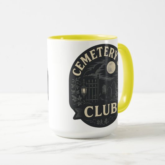 Cemetery Stroll Club | Halloween Mok (Voorkant rechts)