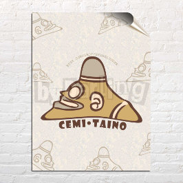 Cemi Taino Puerto Rico Wall Art Download Poster