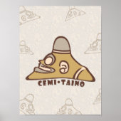 Cemi Taino Puerto Rico Wall Art Download Poster (Voorkant)