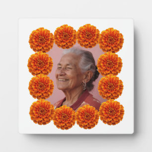 Cempasúchil Ofrenda Altaar Foto Personalizada Fotoplaat