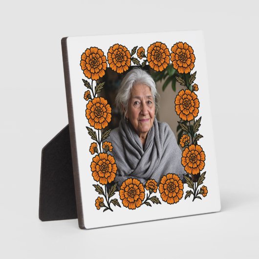 Cempasúchil Ofrenda Altar Día de Muertos Fotoplaat (Voorkant)