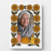 Cempasúchil Ofrenda Altar Día de Muertos Fotoplaat (voorkant)