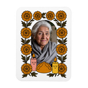 Cempasúchil Ofrenda Altar Día de Muertos Magneet