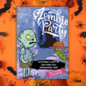 Cena de Halloween Fiesta zombie Kaart