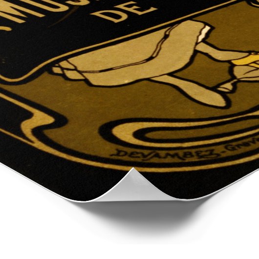 Cendrillon ~ Frans theater Adverteren. Poster (Hoek)