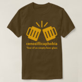 cenosillicafobie t-shirt (Design voorkant)