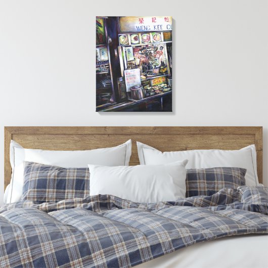 Cenosillicaphia Canvas Afdruk (Insitu (Slaapkamer))