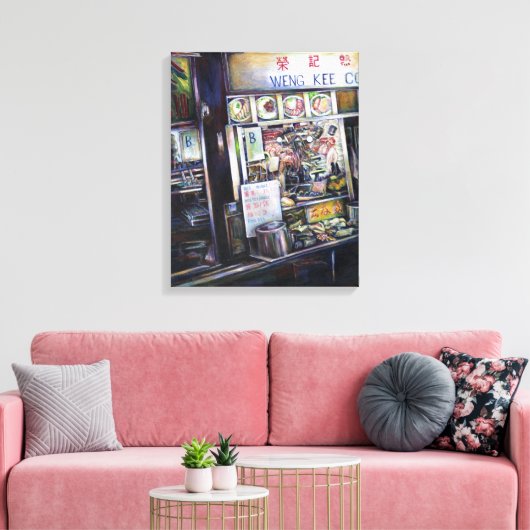 Cenosillicaphia Canvas Afdruk (Insitu (Woonkamer))