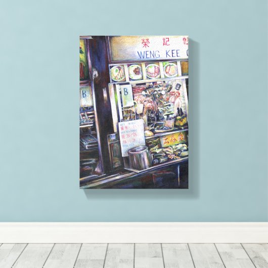 Cenosillicaphia Singapore Canvas Afdruk (Insitu (Houten vloer))