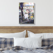 Cenosillicaphia Singapore Canvas Afdruk (Insitu (Slaapkamer))