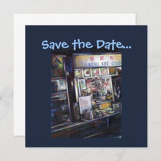 Cenosillicaphia, Singapore Save The Date (Voorkant / Achterkant)