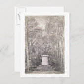 Cenotaph aan Sir Joshua Reynolds in Coleorton Hall Briefkaart (Voorkant / Achterkant)