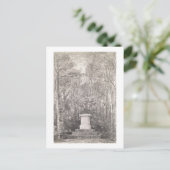 Cenotaph aan Sir Joshua Reynolds in Coleorton Hall Briefkaart (Staand voorkant)