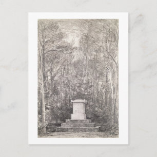 Cenotaph aan Sir Joshua Reynolds in Coleorton Hall Briefkaart