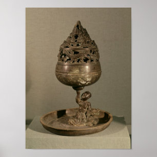 Censer in de vorm van "po-shan-lu" poster