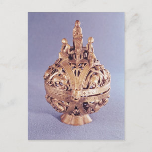 Censer omringd door een engel briefkaart