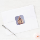 Censer omringd door een engel vierkante sticker (Envelop)