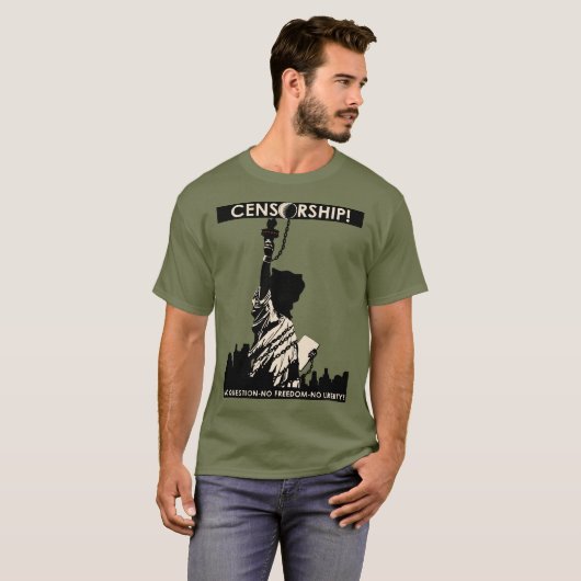 Censorship T-shirt (Voorkant volledig)