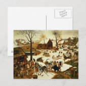Census at Bethlehem, c.1566 Briefkaart (Voorkant / Achterkant)