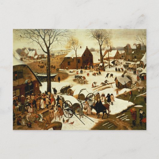 Census at Bethlehem, c.1566 Briefkaart (Voorkant)