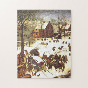 Census at Bethlehem - Pieter Bruegel Legpuzzel