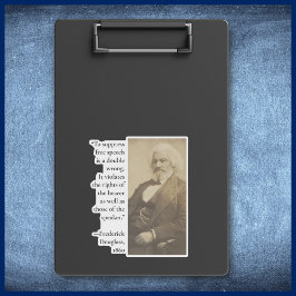 Censuur citaat Frederick Douglass vrije meningsuit Sticker