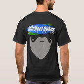 Censuur Mannen T-Shirt - Het Michael Dukes Show (Achterkant)
