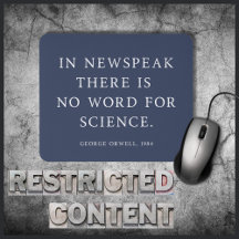 Censuur van Wetenschap Gratis Orwell Citaat