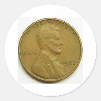 cent ronde sticker