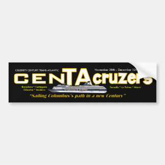 CenTAcruzers Logo Bumpersticker