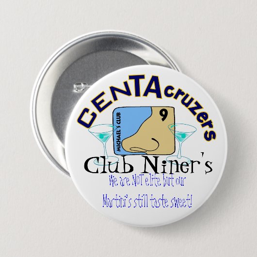 CenTAcruzers Logo Club Niner's Button (Voorkant /achterkant)