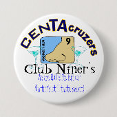 CenTAcruzers Logo Club Niner's Button (Voorkant)