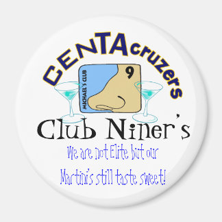 CenTAcruzers Logo Club Niner's Deurmagneet Magneet