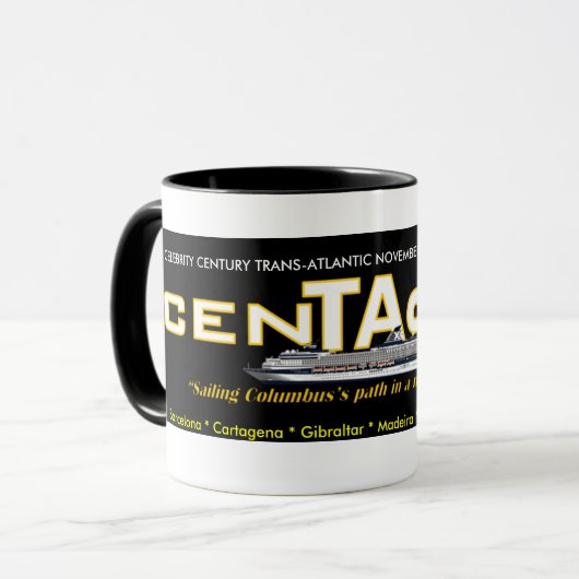 CenTAcruzers Logo Coffee Mok BL (Voorkant links)