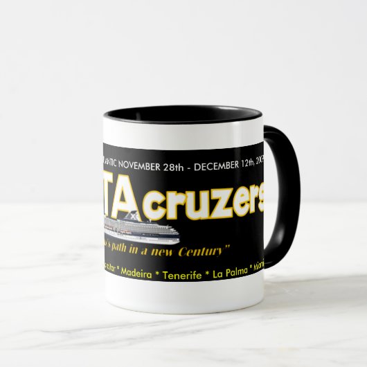 CenTAcruzers Logo Coffee Mok BL (Voorkant rechts)