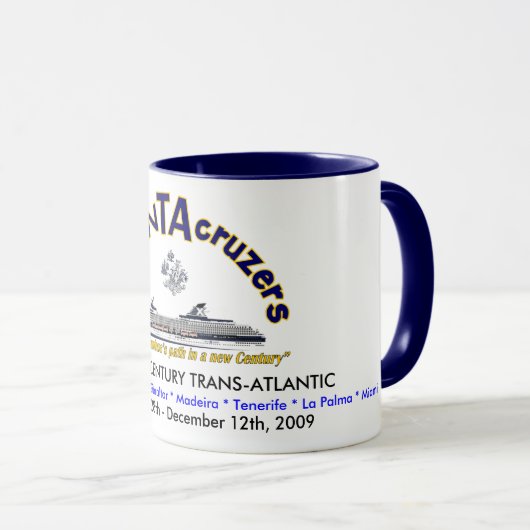 CenTAcruzers Logo koffie-Mok Mok (Voorkant rechts)