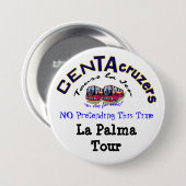CenTAcruzers Logo La Palma Tour Button (Voorkant /achterkant)
