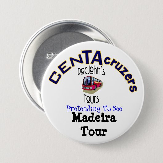 CenTAcruzers Logo Madeira Tour Button (Voorkant /achterkant)
