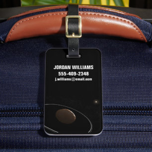 Centaur 1099 Chariklo en zijn ringen. Bagagelabel