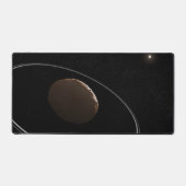Centaur 1099 Chariklo en zijn ringen. Bureaumat (Voorkant)