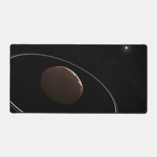 Centaur 1099 Chariklo en zijn ringen. Bureaumat (Voorkant)