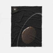 Centaur 1099 Chariklo en zijn ringen. Fleece Deken (Voorkant)